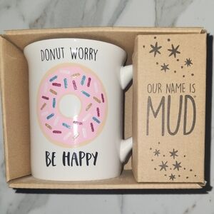 Donut Delight Mug - Pink and White